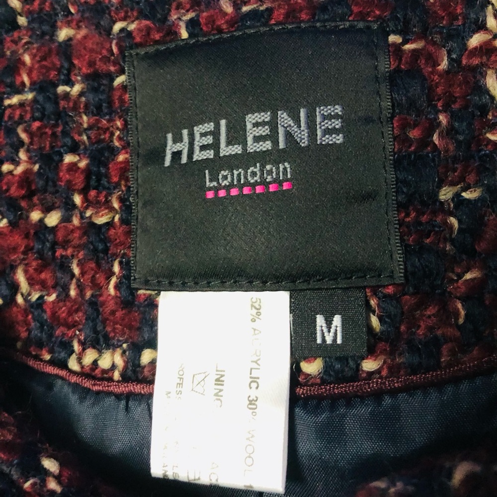 NWT Helene Berman London X Anthropologie Wool Blend Size M (srp $289) - Picture 12 of 12